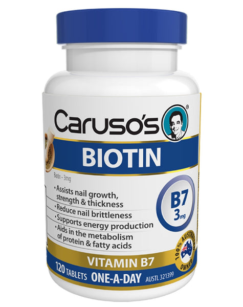 Biotin Vitamin B7 by Caruso s Natural Health