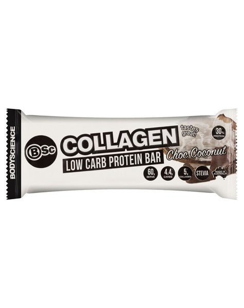 Collagen Low Carb Protein Bar by Body Science BSc - Nutrition Warehouse