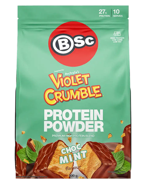 Violet Crumble Whey Protein by Body Science BSc - Nutrition Warehouse