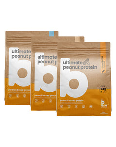 Ultimate Peanut Protein Triple Stack 400g by bRaw