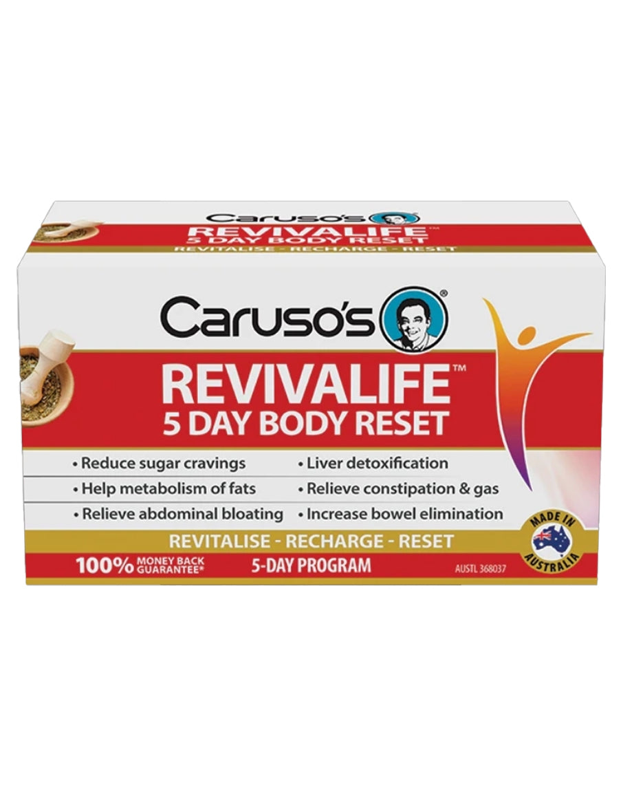 Revivalife 5 Day Body Reset by Caruso s Natural Health Nutrition