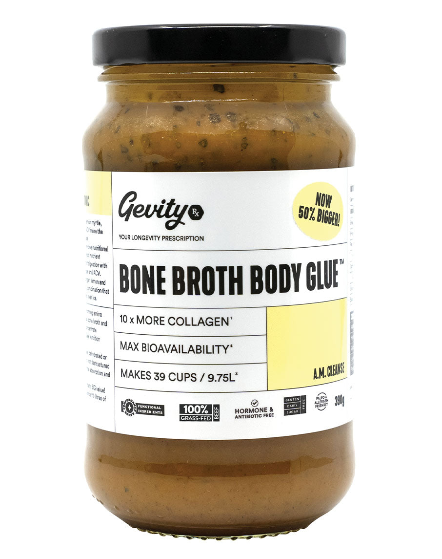 Bone Broth Body Glue A.M. CLEANSE by Gevity RX Nutrition Warehouse