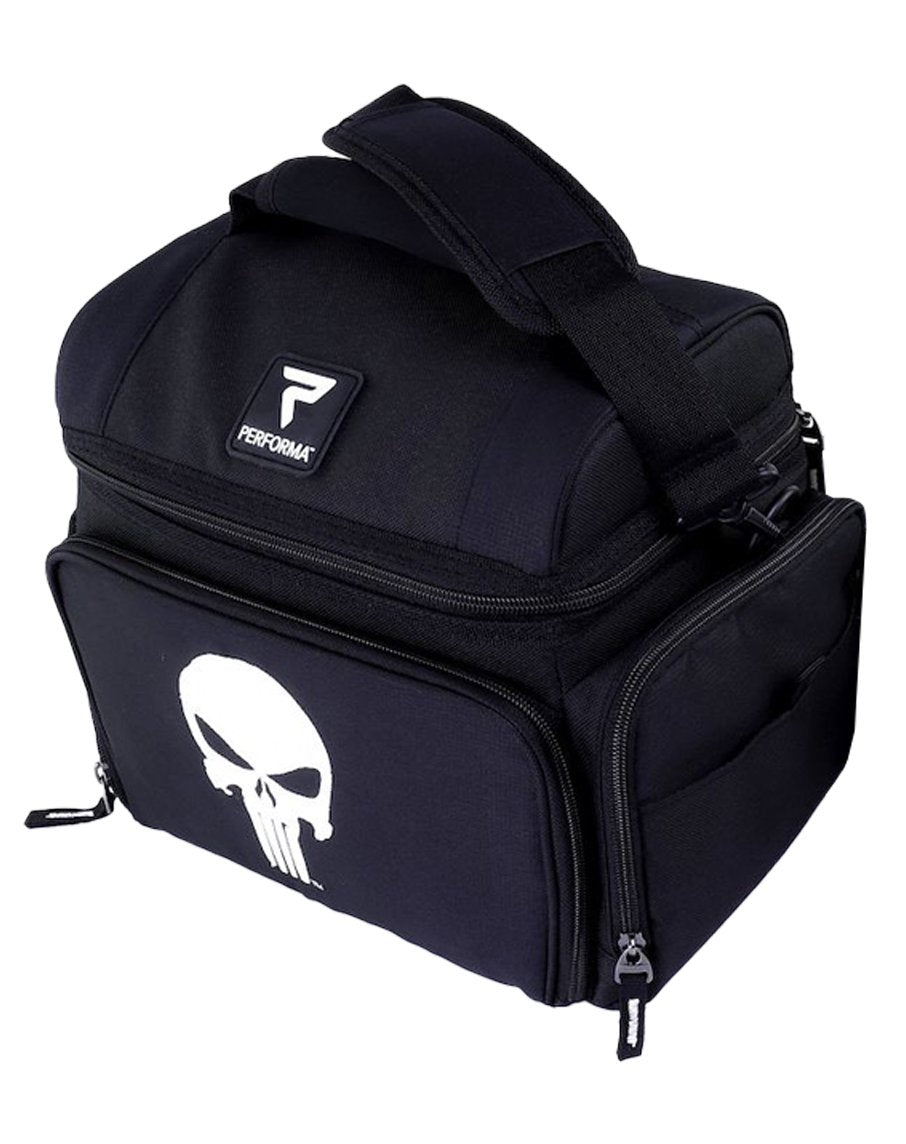 Performa 6 Meal Prep And Fitness Bag - Punisher, Includes Six Pack Of  Containers : Target